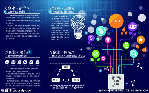 科技公司企业文化背景墙设计意图解析 技术开发的视觉叙事